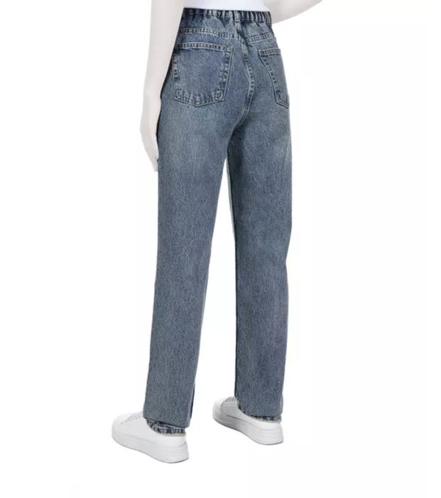 شلوار جین مام استریت قد 105 پشت کش الا