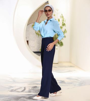 شومیز یقه شکاری