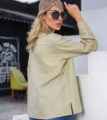 شومیز یقه شکاری