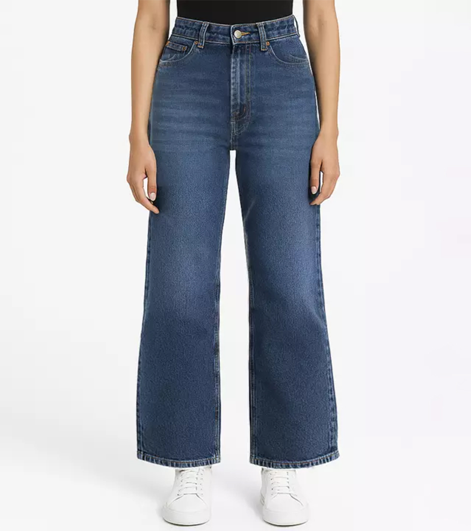 شلوار جین نیم بگ