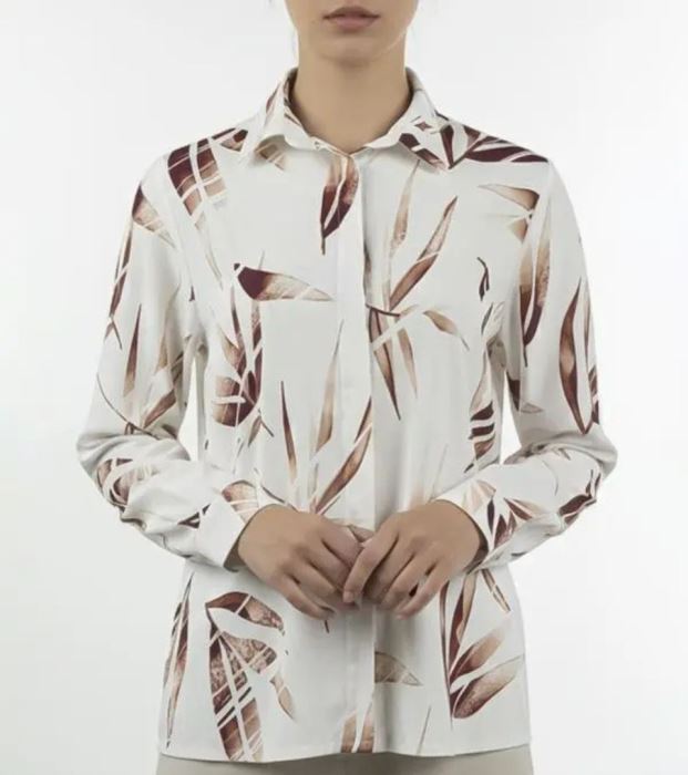 شومیز یقه شکاری